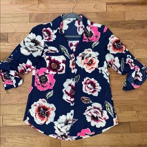 Express floral top, XS